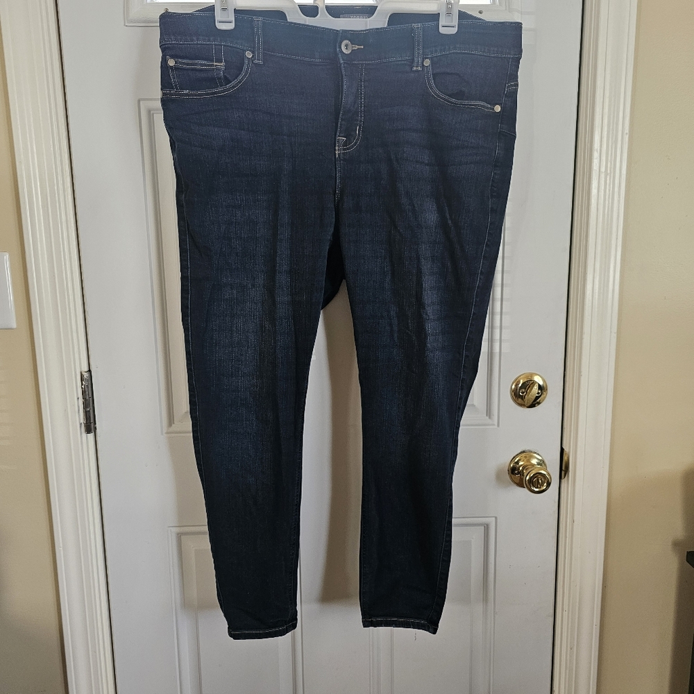 Torrid Jeans Women's Size 22S Bombshell Premium Stretch Skinny Dark Wash Denim